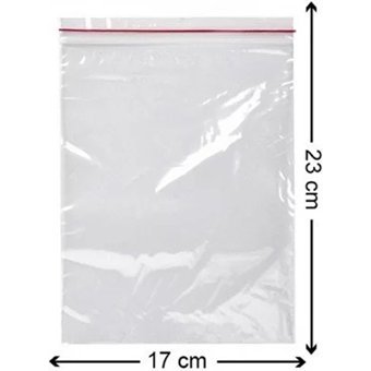 Kalbi Ticaret Orta Kilitli 17X23 Buz Dolabı Poşeti 300 Adet
