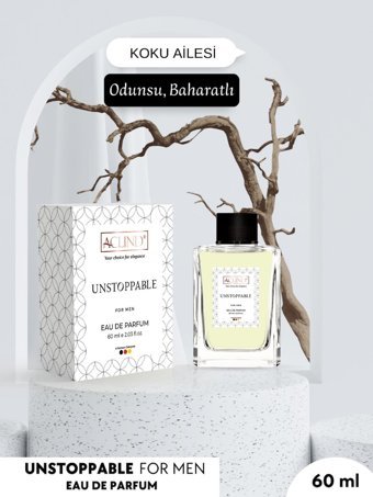 Aclind Unstopplable EDP Odunsu-Oryantal Erkek Parfüm 60 ml