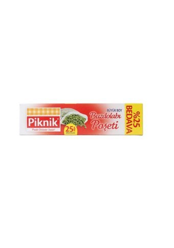 Piknik Büyük Buz Dolabı Poşeti 25 Adet