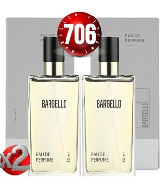 Bargello 706 EDP Çiçeksi-Oryantal Erkek Parfüm 2x50 ml