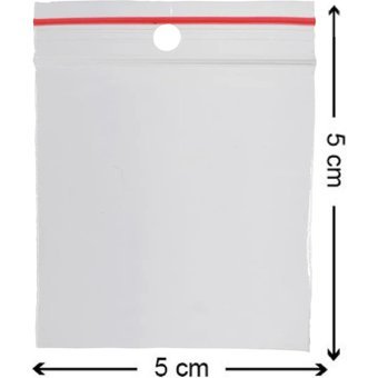 Tropic Küçük Kilitli 5x5 Buz Dolabı Poşeti 20x100 Adet