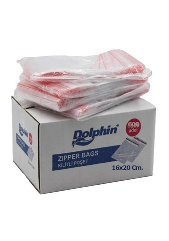 Dolphin Küçük Kilitli 16x20 Buz Dolabı Poşeti 3x600 Adet