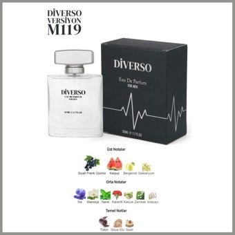 Diverso M119 EDP Çiçeksi-Meyveli Erkek Parfüm 50 ml