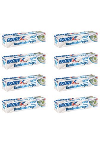 Ekodex Küçük Buz Dolabı Poşeti 8x30 Adet