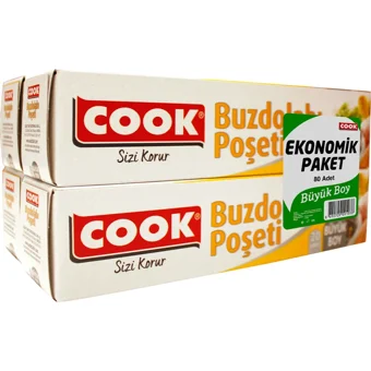 Cook Büyük Buz Dolabı Poşeti 4x20 Adet
