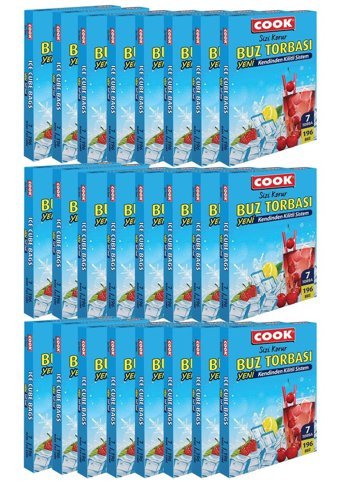 Cook Orta Kilitli Buz Torbası 7x24 Adet