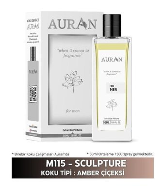 Auran M115 EDP Çiçeksi-Meyveli Erkek Parfüm 50 ml