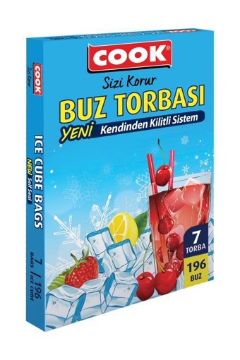 Cook Kilitli Buz Torbası 7 Adet
