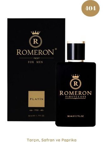 Romeron 404 Platin EDP Fresh-Vetiver Erkek Parfüm 50 ml