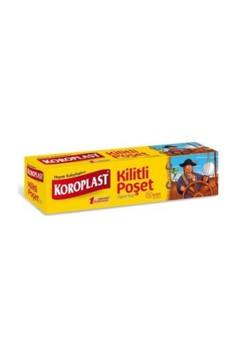 Koroplast Çizgi Kahramanlar Kilitli Buz Dolabı Poşeti