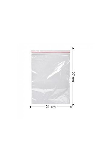 Kalbi Ticaret Büyük Kilitli 21x27 Buz Dolabı Poşeti 50 Adet