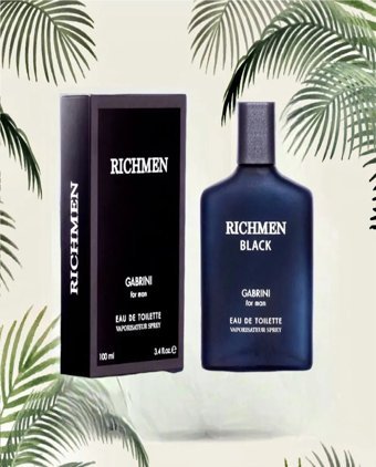 Richmen Richmen Black EDT Çiçeksi-Odunsu Erkek Parfüm 100 ml