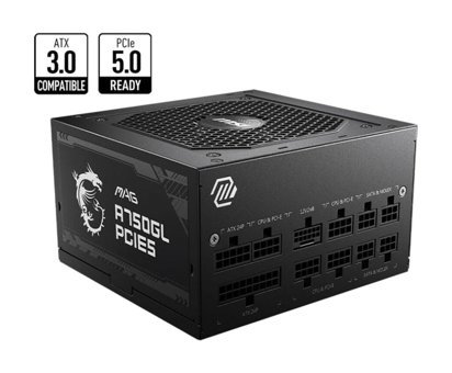MSI MAG A750GL GEN5 750 W 80+ Gold Tam Modüler Powersupply