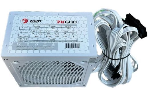Zoko ZK600 600 W 80+ Non Modüler Power Supply