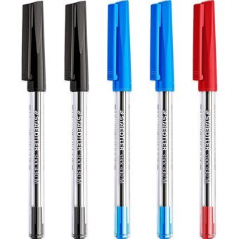 Staedtler 430 Stick 3 Renkli 0.5 mm İğne Uçlu Çok Renkli 5'li Tükenmez Kalem Seti