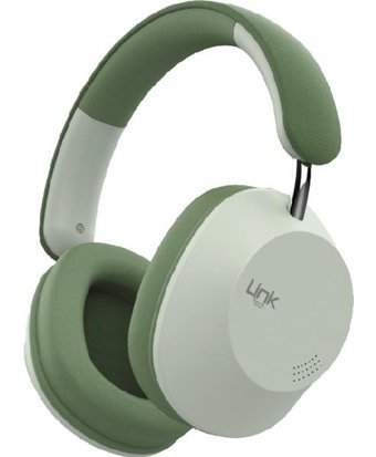 Linktech HP3 Silikonlu Kablosuz Kulak Üstü Bluetooth Kulaklık Yeşil