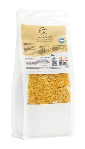 Bonatelli Organik Pilavlık Bulgur 500 gr