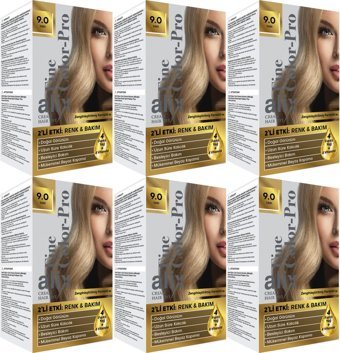 Alix Fine Color Pro 9.0 Sarı Krem Saç Boyası 6x50 ml