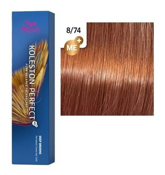 Wella Koleston Perfect Me+ 8.74 Açık İrlanda Kızılı Krem Saç Boyası 60 ml