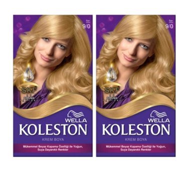 Wella Koleston 9-0 Sarı Krem Saç Boyası 2x50 ml