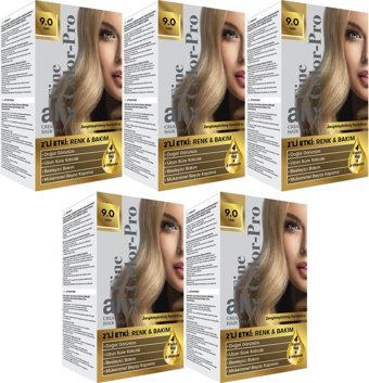 Alix Fine Color Pro 9.0 Sarı Krem Saç Boyası 5x50 ml