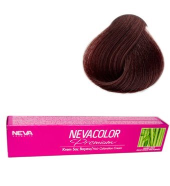 Neva Premium 5.0 Yoğun Açık Kahve Amonyaksız Vegan Krem Saç Boyası 4x50 ml