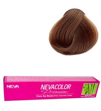 Neva Premium 7.1 Küllü Kumral Amonyaksız Vegan Krem Saç Boyası 4x50 ml