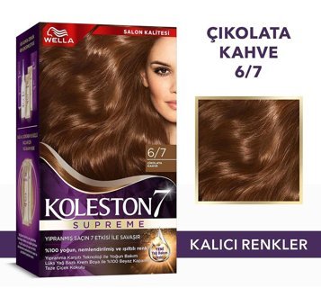 Wella Koleston Supreme 6.7 Çikolata Kahve Krem Saç Boyası 50 ml