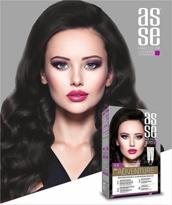 Asse 3.0 Koyu Kestane Krem Saç Boyası 50 ml