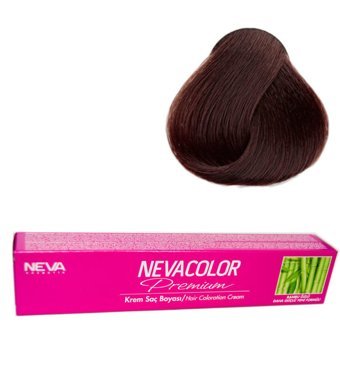 Neva 4.77 Bitter Amonyaksız Vegan Krem Saç Boyası 2x50 ml