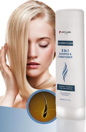Pierre Cardin Sülfatsız Parabensiz Kremli 2'si 1 Arada Şampuan 360 ml