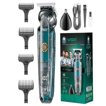 Vgr V-949 IPX6 Saç Sakal Burun 6 Başlıklı Çok Amaçlı Kuru Tıraş Makinesi