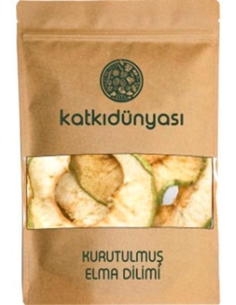 Katkı Dünyası Dilim Organik Şekersiz Çekirdeksiz Elma 1 kg