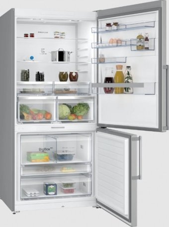 Profilo BD3086ICFP Çift Kapılı No Frost C Enerji Sınıfı 624 lt İnox Alttan Donduruculu Solo Buzdolabı