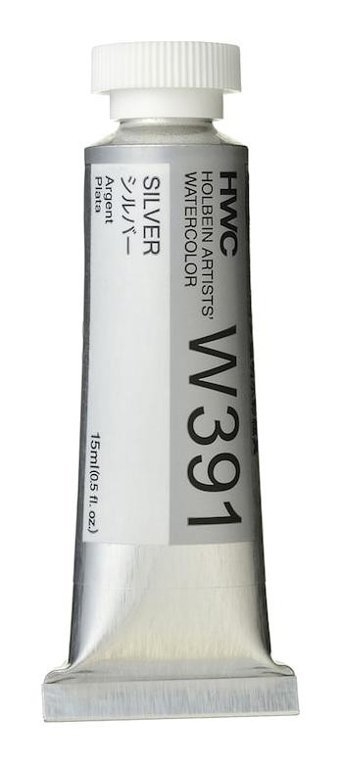 Holbein C-W391 Silver 1'li Tüp Sulu Boya