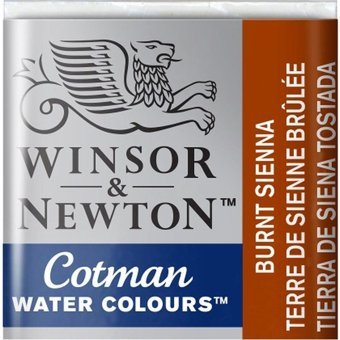 Winsor & Newton Burnt Sienna 074 1'li Tablet Sulu Boya