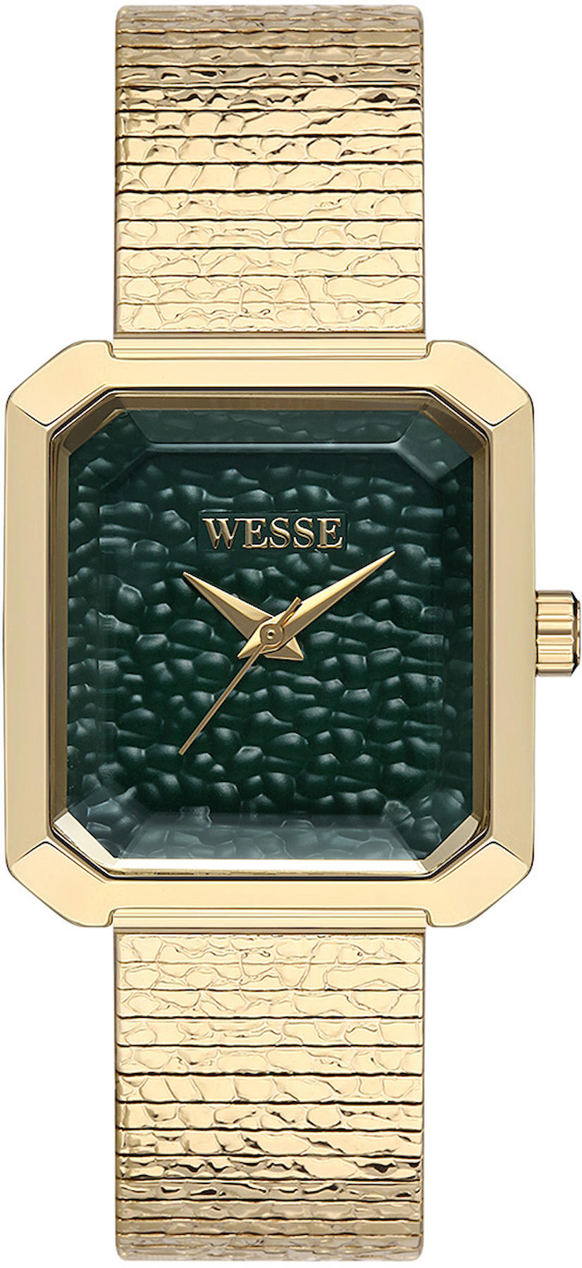 Wesse WWL111406 27 mm Altın Çelik Kordon Analog Kadın Kol Saati