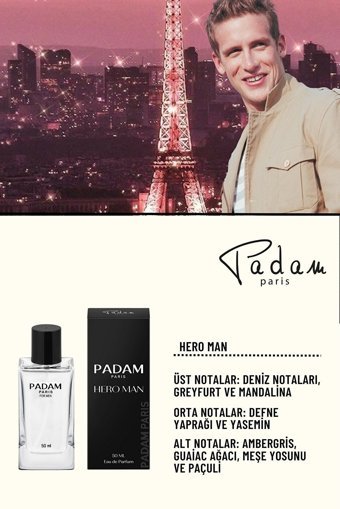 Padam Paris Hero İkili Erkek Parfüm Seti EDP