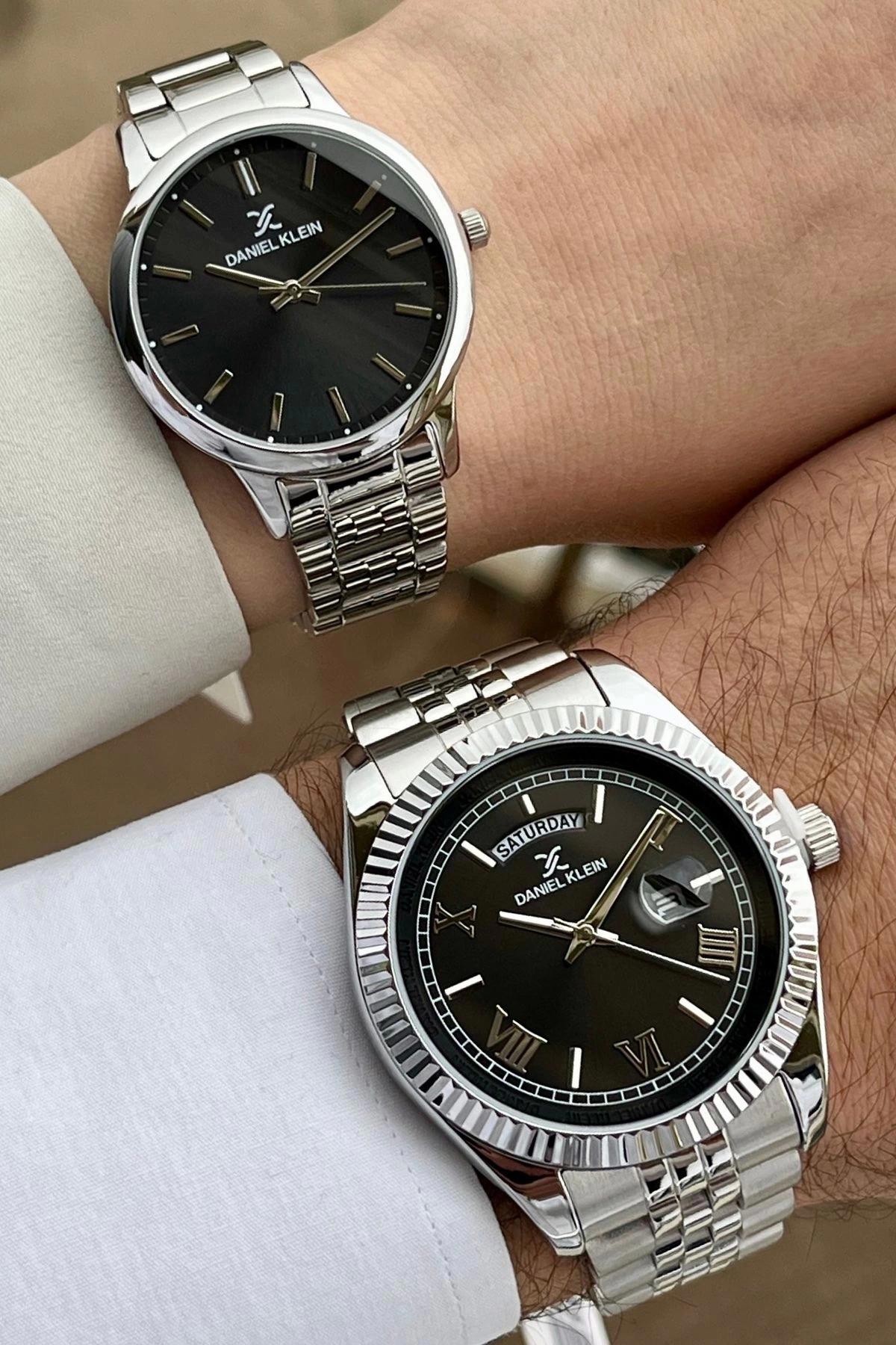 Daniel Klein DKISTE957 36 mm Gri Çelik Kordon Analog Kadın Kol Saati