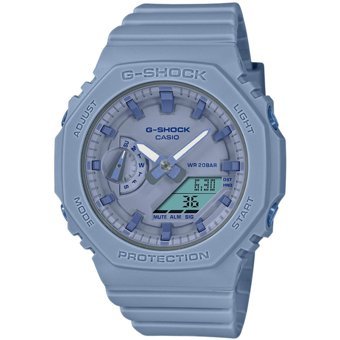 Casio GMA-S2100BA-2A2DR Takvimli 45 mm Mavi Çelik Kordon Analog Kadın Kol Saati