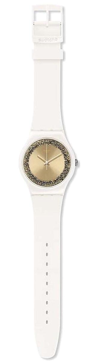 Swatch SUOW168 41 mm Beyaz Plastik Kordon Analog Kadın Kol Saati