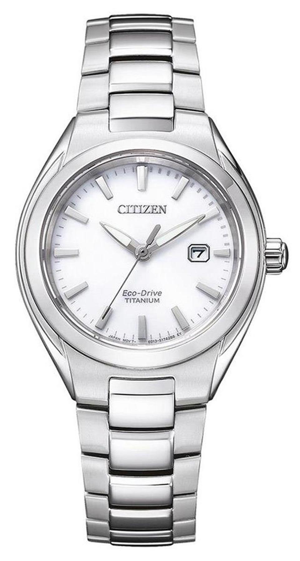 Citizen ECO-DRİVE EW2610-80A Takvimli 31 mm Gri Çelik Kordon Analog Kadın Kol Saati