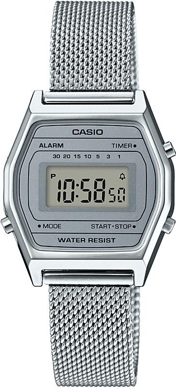 Casio LA690wem-7df Takvimli 25 mm Gri Çelik Kordon Analog Kadın Kol Saati