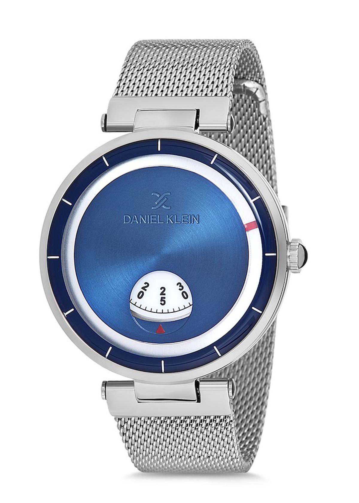 Daniel Klein DK012735A-06 40 mm Gri Hasır Kordon Analog Kadın Kol Saati