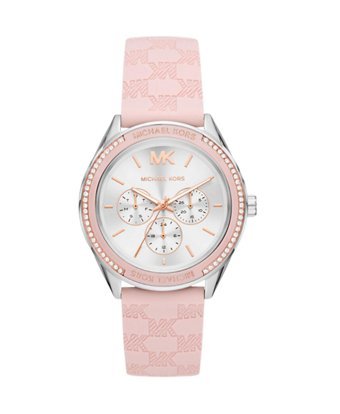 Michael Kors MK7268 Takvimli 40 mm Pembe Silikon Kordon Analog Kadın Kol Saati