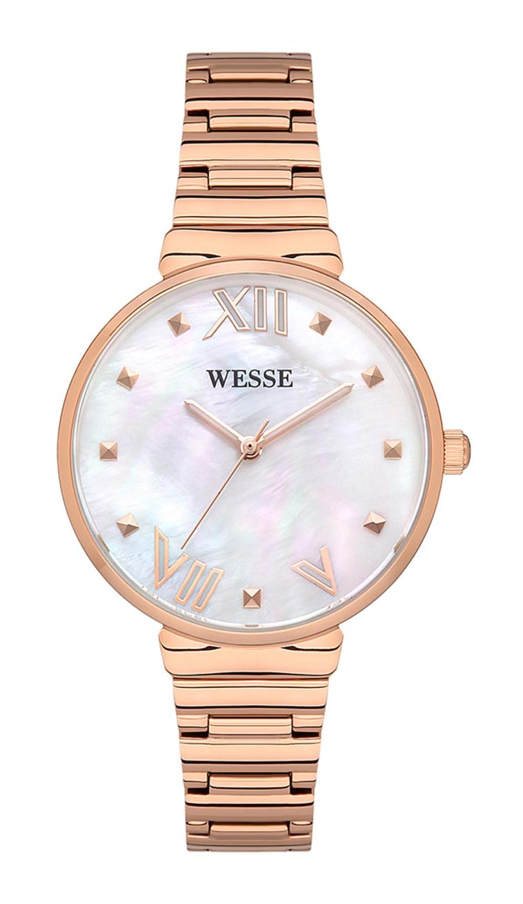 Wesse WWL302601 34 mm Rose Gold Çelik Kordon Analog Kadın Kol Saati