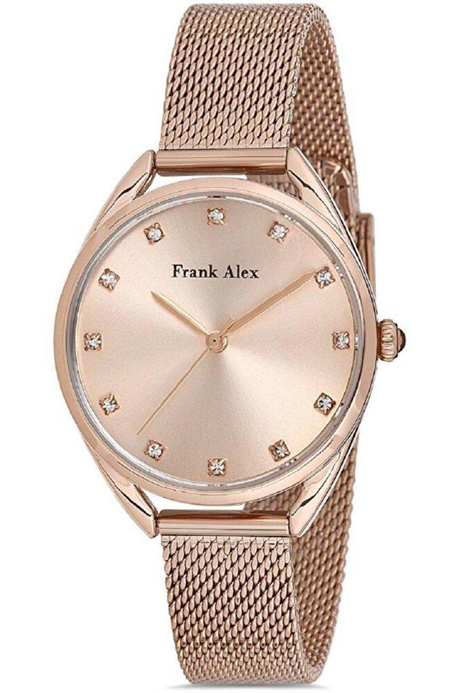 Frank Alex FA.12230H.02 34 mm Rose Gold Metal Kordon Analog Kadın Kol Saati