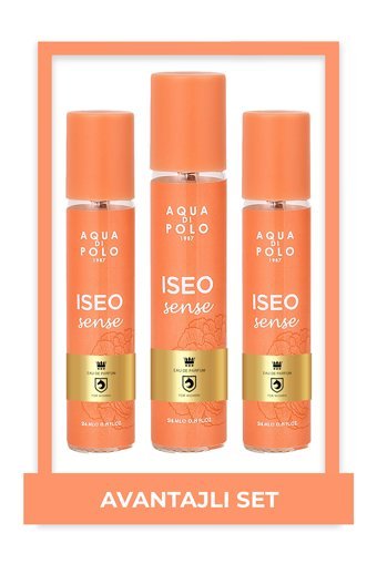 Aqua Di Polo 1987 Iseo Sense 3 Parça Kadın Parfüm Seti EDP 24 ml