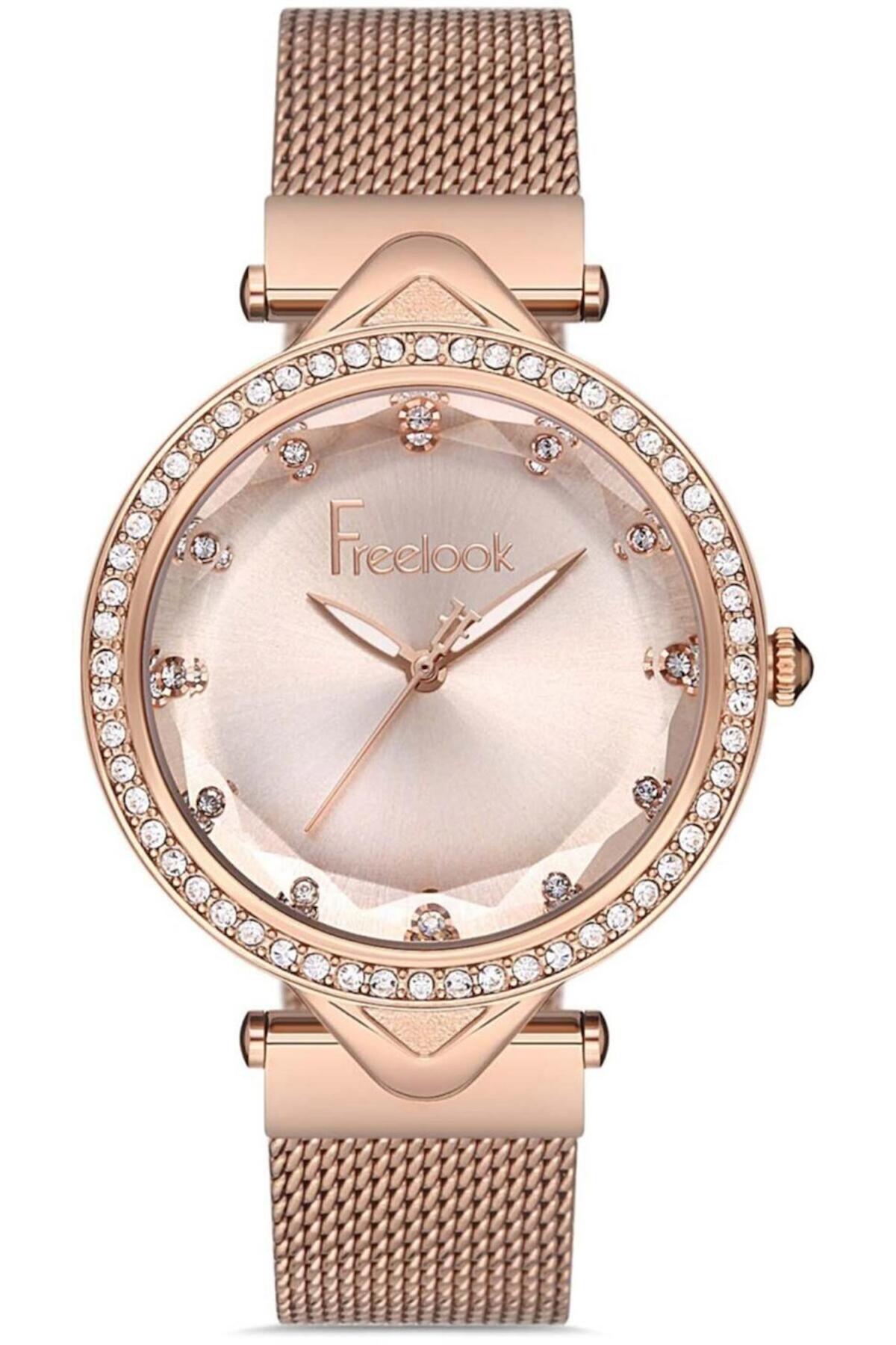Freelook FL.1.10212.2 34 mm Rose Gold Metal Kordon Analog Kadın Kol Saati
