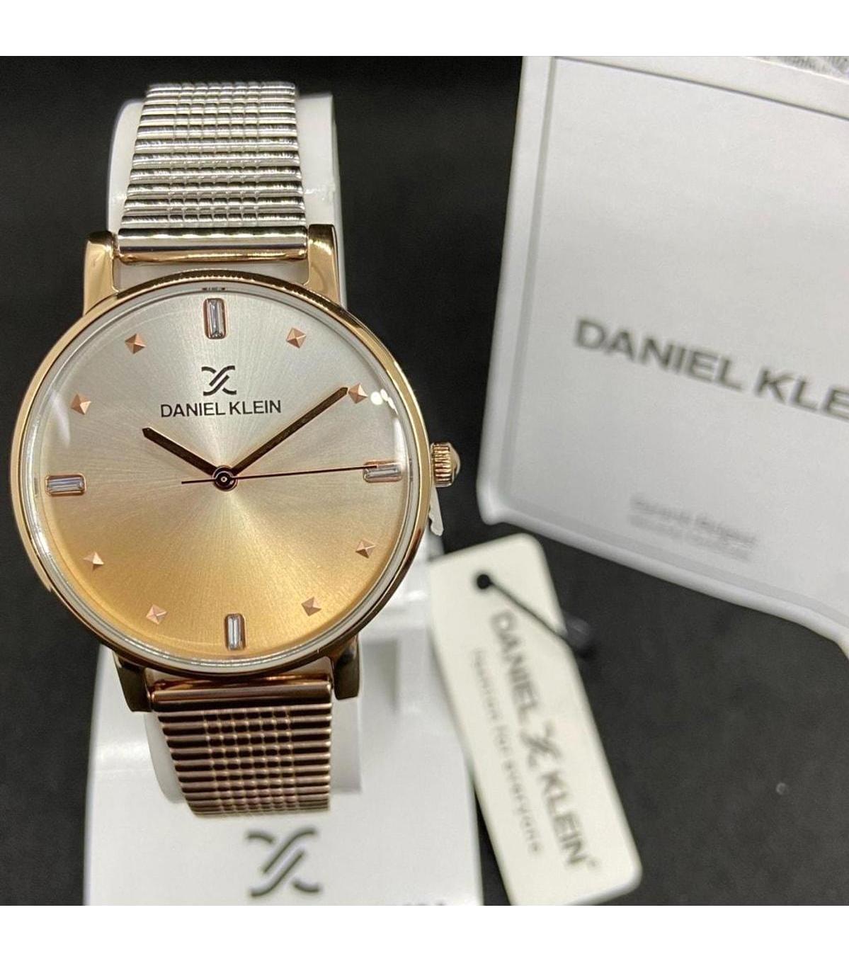 Daniel Klein DK.FT.1.233 36-40 mm Altın-Gri Çelik Kordon Analog Kadın Kol Saati